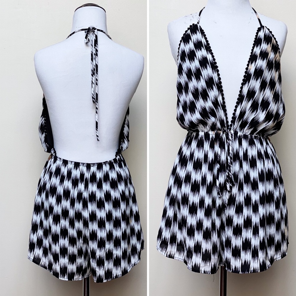 Audrey 3+1 Halter Romper size medium